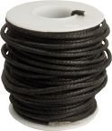 Kabel vintage czarny solid core (0,55mm2)