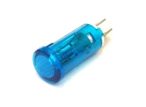 Lampka / kontrolka, niebieska x11b, LED 6V