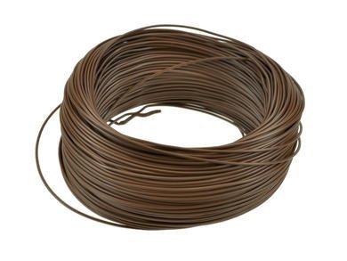Wire copper brown 18AWG (0,75mm2)