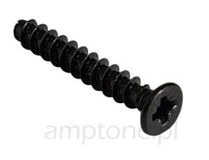 Screw for plastic 3 x 25mm black