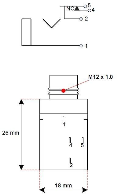 Jack 6,3mm Mono Fender style