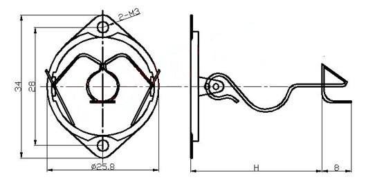 Retainer type ECC