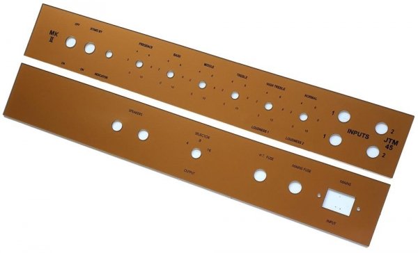 Faceplate JTM45 MKII - reverse
