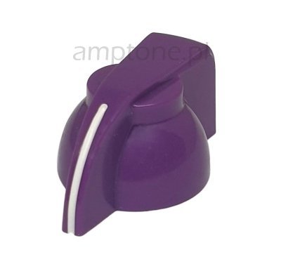 Knob (chicken head) purple push-on