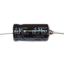 Capacitor 10uF 50V, axial basic