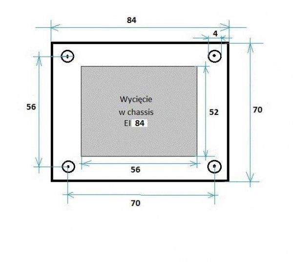 Power transformer PT18L80 - 18W laydown