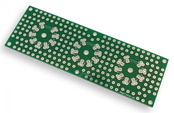PCB board for sockets 3xNoval