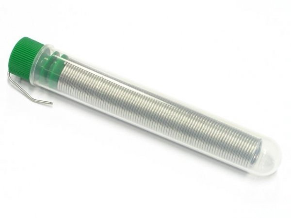 Tin 1mm phial with silver 14g