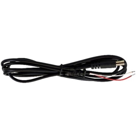 Plug angle DC 2.1/5.5 + wire 1,5m