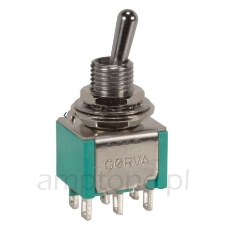 Switch DPDT mini GORVA, short