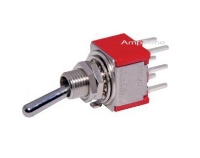 Switch toggle DPDT M203 mini (ON-OFF-ON) - PCB