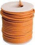 Wire solid core orange 20AWG (0,55mm2)