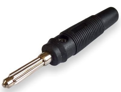 Banana plug 4mm A311 black