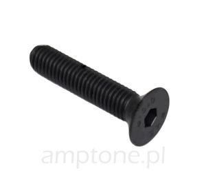 Countersunk screw M5x25, zinc, black