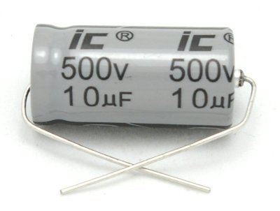 Capacitor 10uF 500V axial Illinois