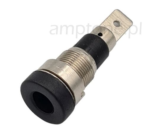 Banana jack 4mm black BG5