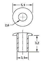 Eyelet EYL68 10pcs