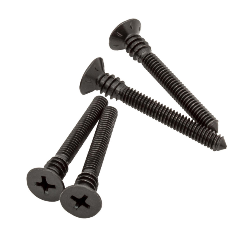 Screw black Fender + nut, 8-32