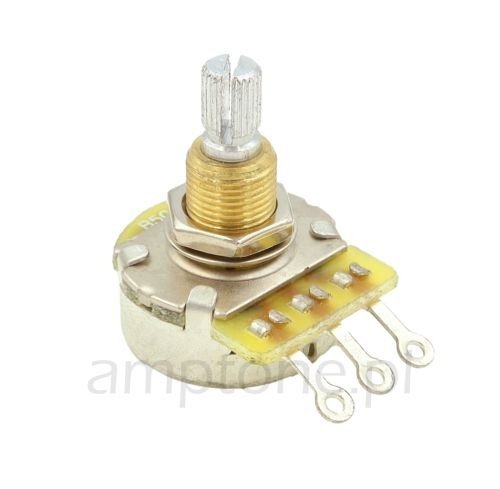 Guitar potentiometer Partsland 24mm 500k/B linear, 3/8&quot;