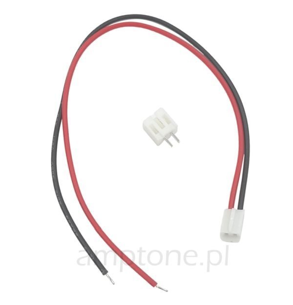 Konektor PCB 2pin, wtyk z kablem, raster 2mm