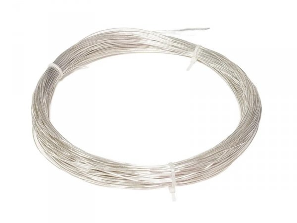 Kabel jednożyłowy Teflon 1mm2 przezroczysty