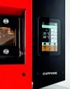Piec do pizzy elektryczny Cuppone Home HE 400 | jednokomorowy | panel dotykowy | 400x400 mm | HE400/1 TS/FG | zielony