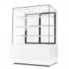 Witryna cukiernicza chłodnicza Dolce Visione Basic 900 BIANCO | 900x670x1300 mm | białe wnętrze
