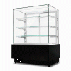 Witryna cukiernicza chłodnicza Dolce Visione Premium 1300 | wnętrze ze stali nierdzewnej | 1300x670x1300 mm