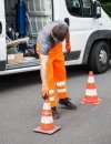 Spodnie do pasa z szelkami wodoochronne ostrzegawcze 4189 Aj Group - PROS