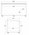 Zamrażarka chłodziarka skrzyniowa SIF600C | sklepowa | boneta | od 7 °C do -24°C | 600 l