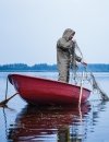 Ubranie wodoochronne [kurtka kangurka i spodnie ogrodniczki]