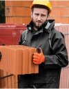 Kurtka wodoochronna zapinana na zamek + stójka + rynienka