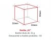 Kostkarka do lodu Hoshizaki IM-240ANE-HC-32 | 220 kg/24h | chłodzona powietrzem | kostka sześcian | 32x32x32 mm