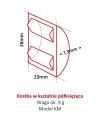 Kostkarka do lodu Hoshizaki KM 140C-HC | 138 kg/24h | chłodzona powietrzem | kostka półksiężyc | 38x29x13 mm