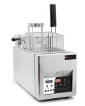 Frytownica elektryczna RQEF12L  | frytownica automatyczna  | automatyczne podnoszenie kosza | 12 l | 3,6 kW
