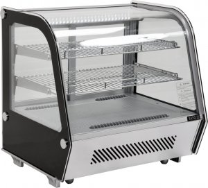 WITRYNA CHŁODNICZA 120L 68x56x66 SREBRNA