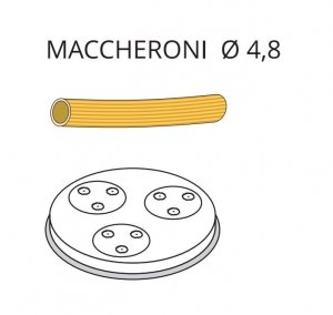 Matryca formująca do maszynki do makaronu PF25EN, PF40EN, MPF2.5N, MPF2.5NC, MPF4N, MACCHERONI - ? 4,8 mm