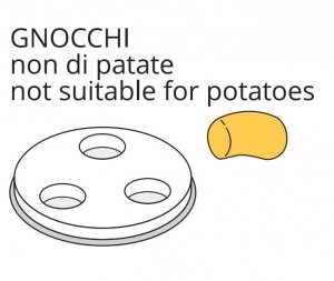 Matryca formująca do maszynki do makaronu PF15E i MPF1.5N GNOCCHI - ? 12 mm