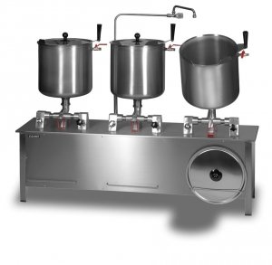 SET OF ZP-6 STEAM TILTING BOILING PANS