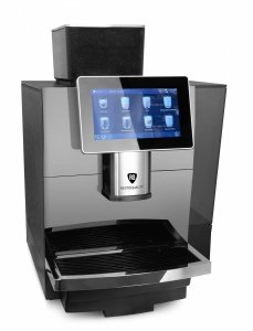 Automatyczny ekspres do kawy RQK8S z ekranem dotykowym | pojemnik 8l |  podłączenie do wody | srebrny