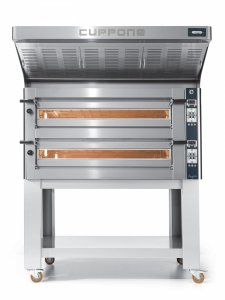 Piec do pizzy elektryczny Cuppone Donatello | dwukomorowy | panel cyfrowy | 9+9x35 | DN935/2 CD