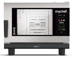 Piec konwekcyjno-parowy elektryczny | piekarniczo-cukierniczy | automatyczny system myjący  | 4x600x400 |  7,3 kW | 400 V | Mychef BAKE MASTER 4E TSC | System TSC - najwyższa stabilność temperatury