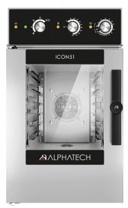 Piec konwekcyjno-parowy ICCM026E | 6x GN 2/3 | ICON51 Alphatech by Lainox  | sterowanie manualne