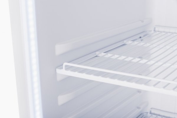 Szafa chłodnicza przeszklona biała RQ380 | 595x600x1870 mm | 377 l