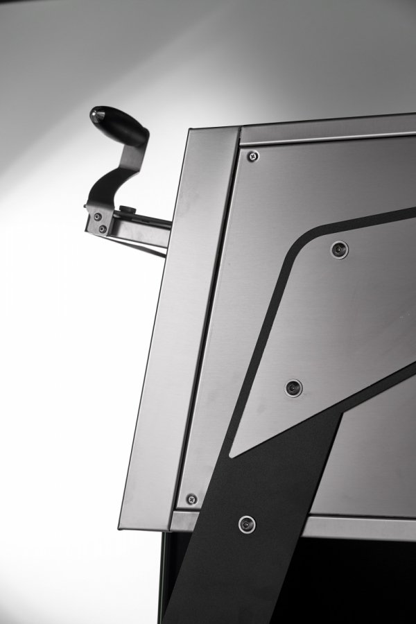 Piec do pizzy obrotowy Mantegna | MN40/1DG | elektryczny | max.500 °C | 1x40cm | 2,8 kW | 670x664x605 mm