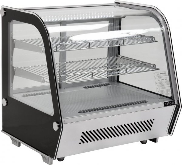 WITRYNA CHŁODNICZA 120L 68x56x66 SREBRNA