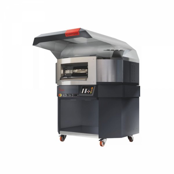 Piec do pizzy elektryczny obrotowy Cuppone Alpha | rotacyjny | jednokomorowy | 8x30 |  AO110/1TS