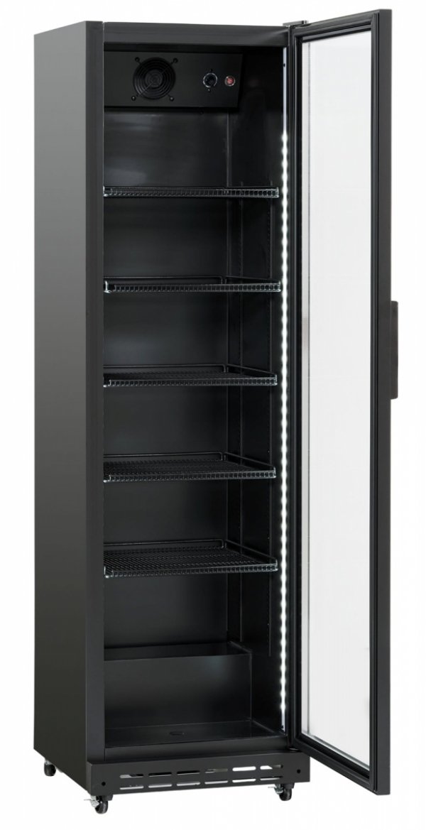 Szafa chłodnicza przeszklona | 392 l | SD430BE (RQ429-BLACK)