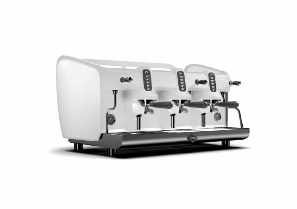 Ekspres kolbowy 3-grupowy | Black Moon 3GR White | kolor biały | 5 kW