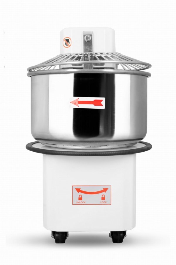 Miesiarka spiralna do ciasta | z podnoszonym hakiem i wyjmowaną dzieżą | RQT40 2V | 40 l | 400V | 2 prędkości